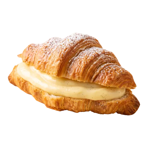 Vaníliakrémes croissant